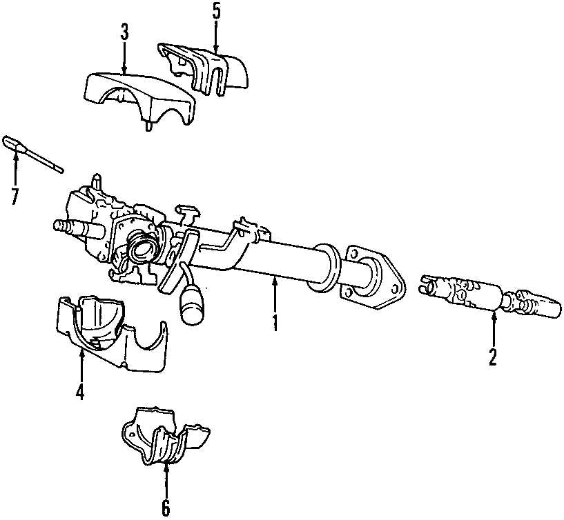 2nd gen dodge ram steering parts diagram