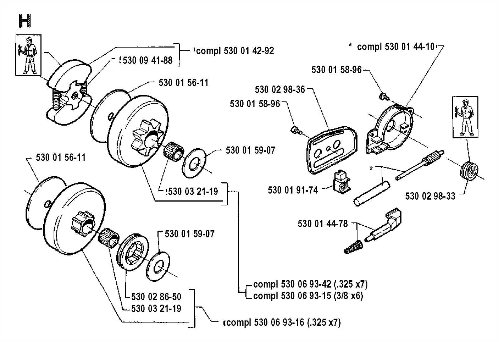 husqvarna 50 parts diagram