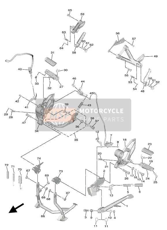 yamaha bolt parts diagram