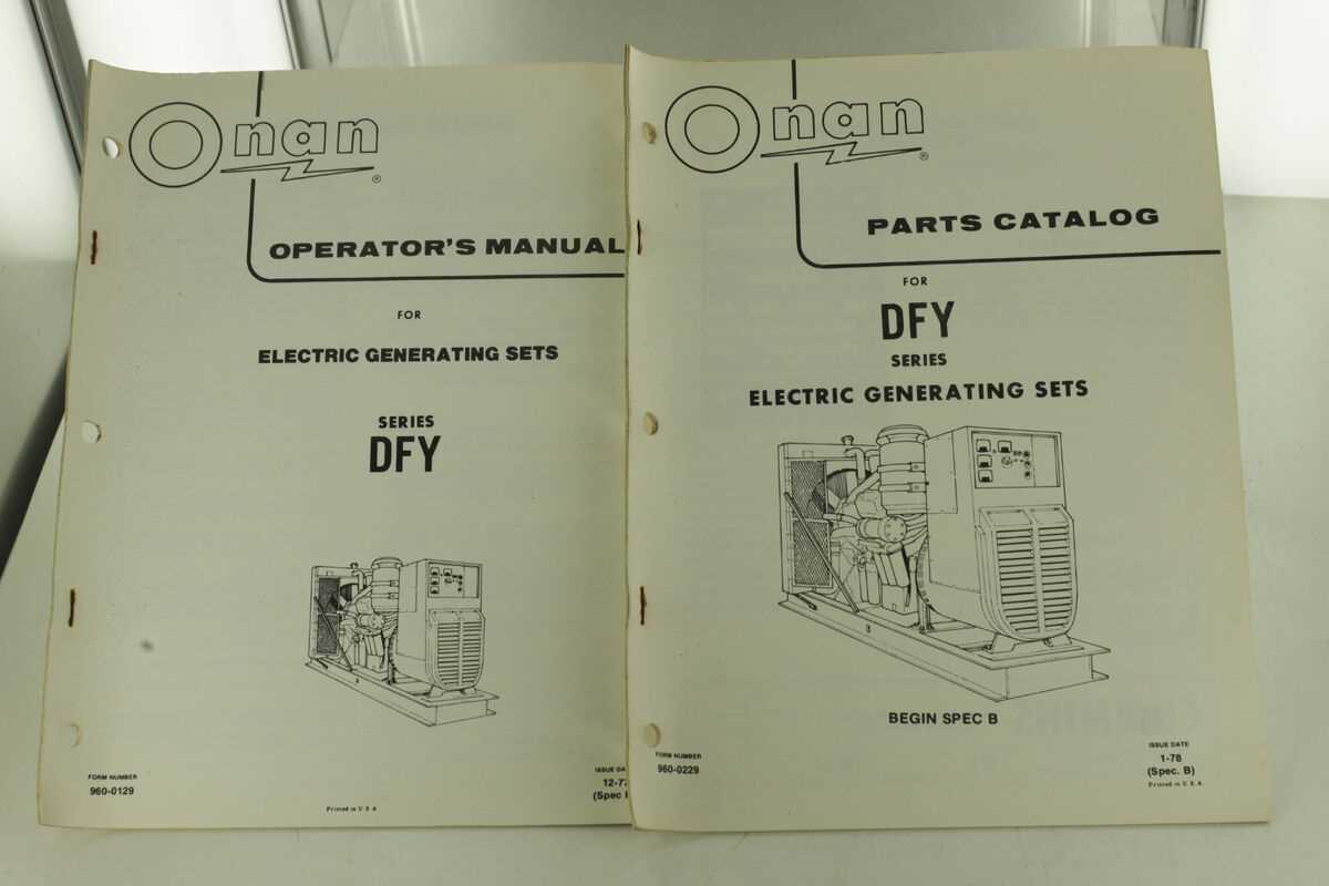 onan generator parts diagrams