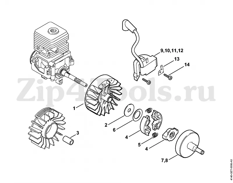 fs 55 parts diagram