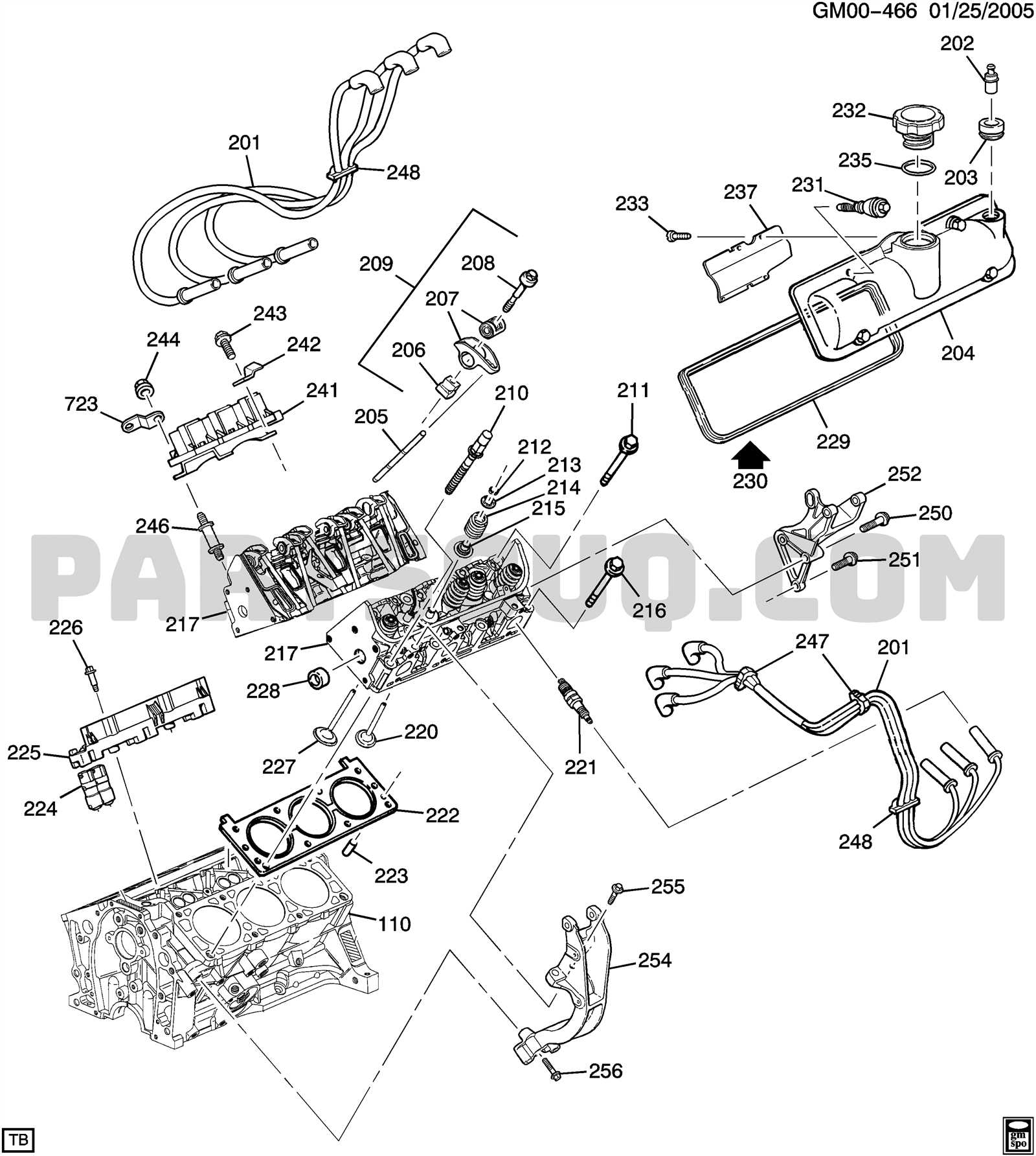 2004 chevy impala parts diagram