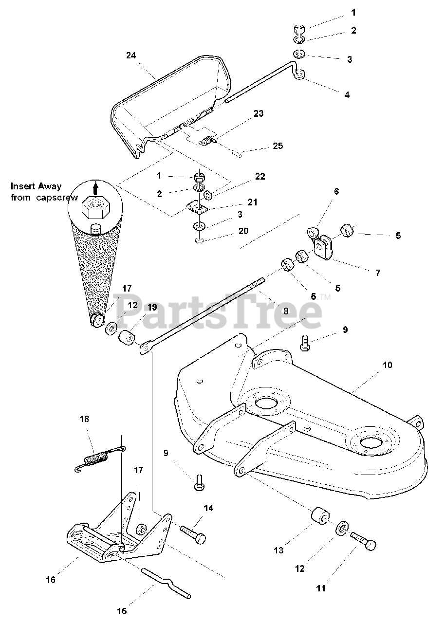 simplicity mower deck parts diagram