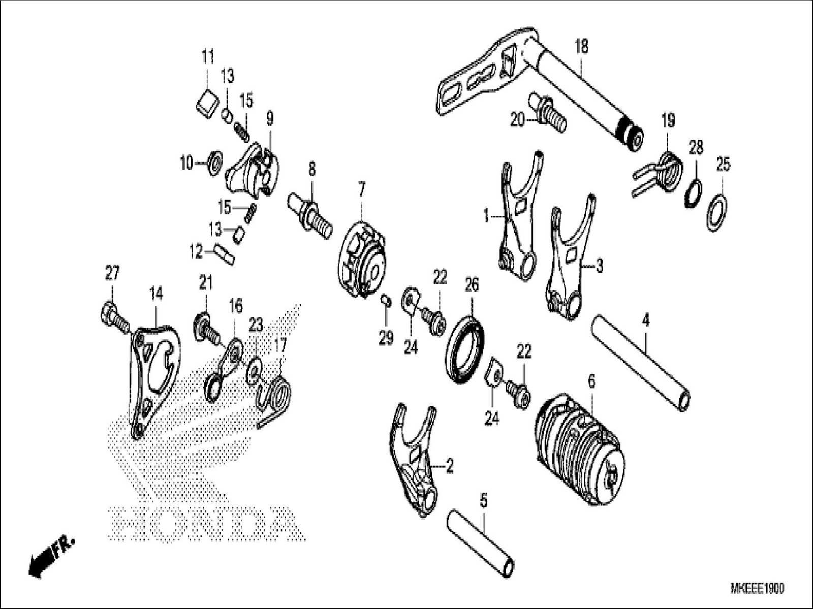 honda trx450r parts diagram