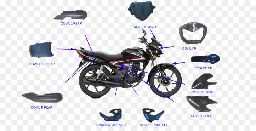 motorcycle engine parts diagram