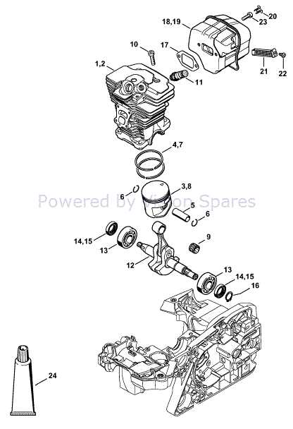 stihl ms391 parts diagram