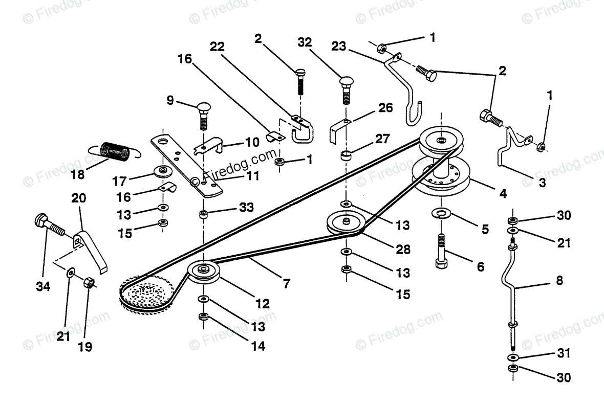 husqvarna riding mower deck parts diagram