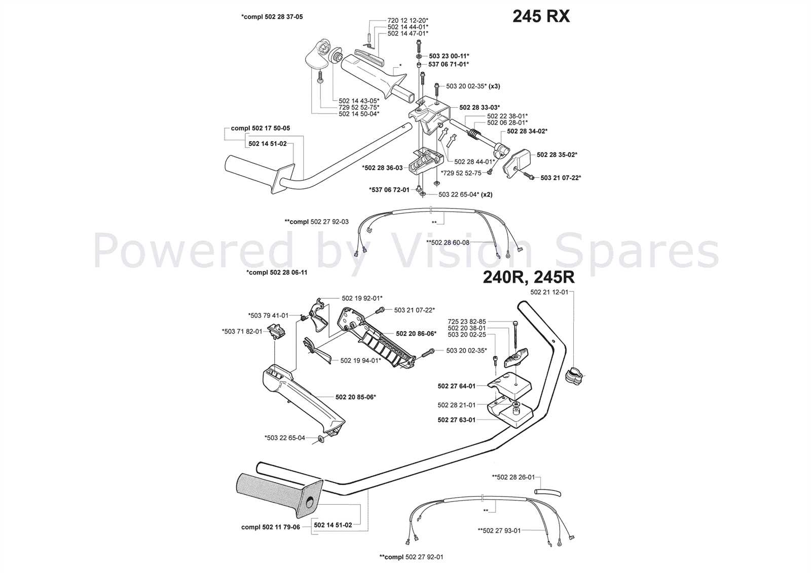 husqvarna 50 parts diagram