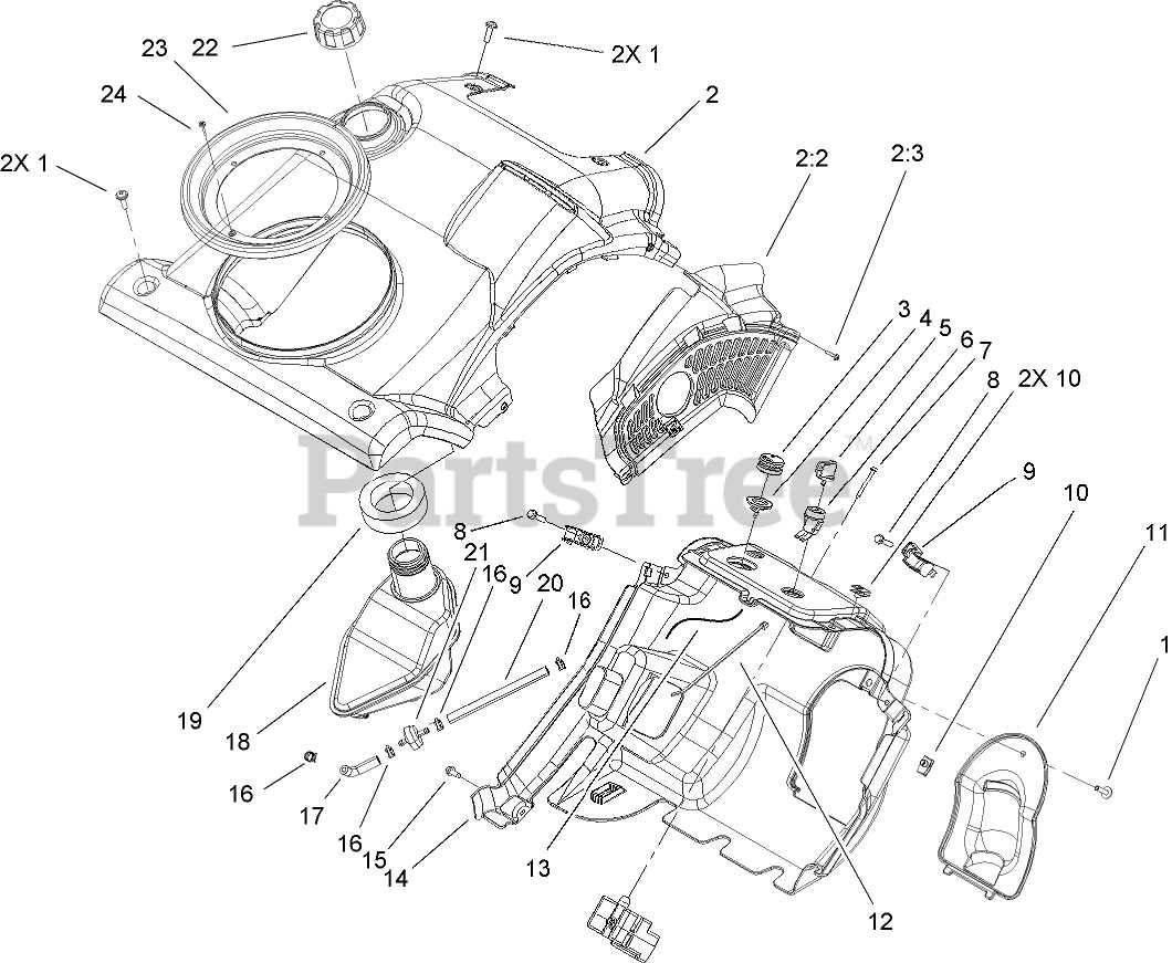 toro 38584 parts diagram