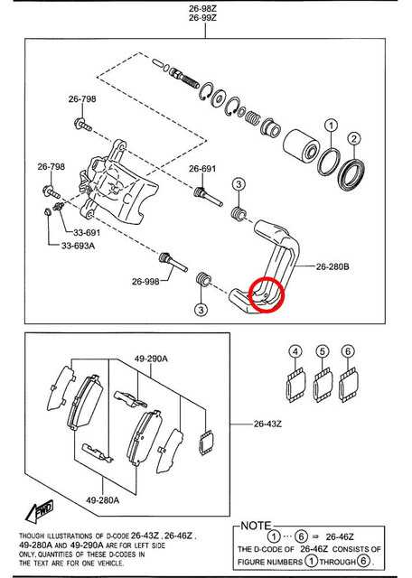 brake caliper parts diagram