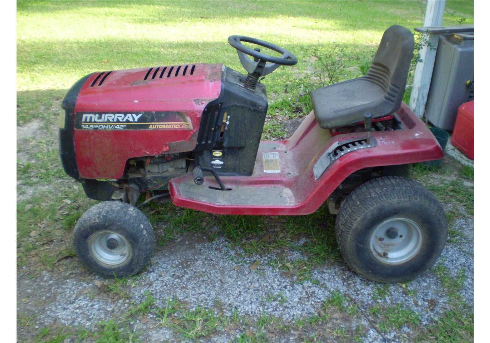 murray 42 inch riding mower parts diagram