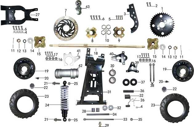 taotao 125cc atv parts diagram