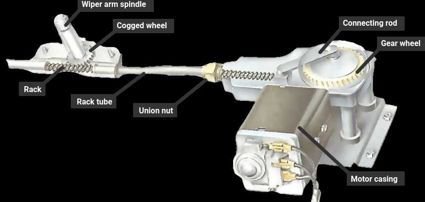 windshield wiper parts diagram