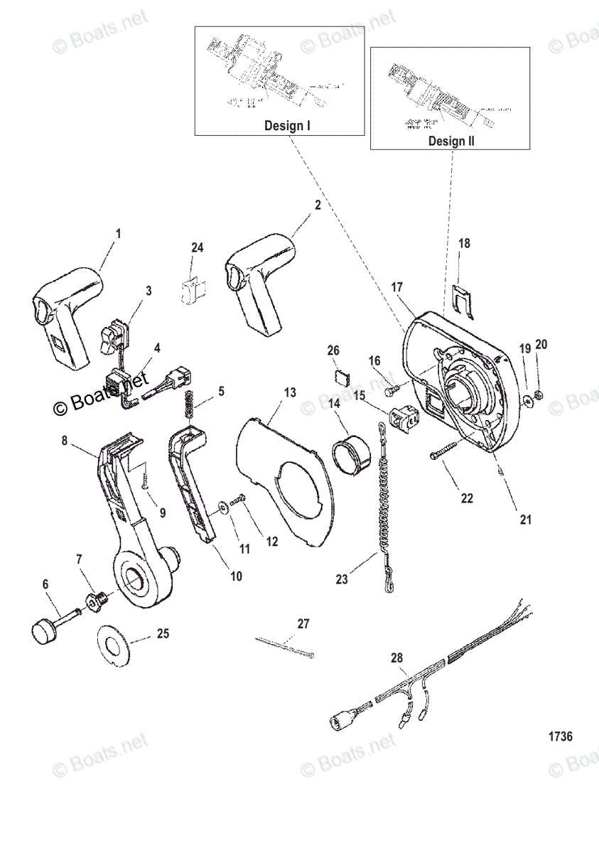 mercruiser shifter parts diagram