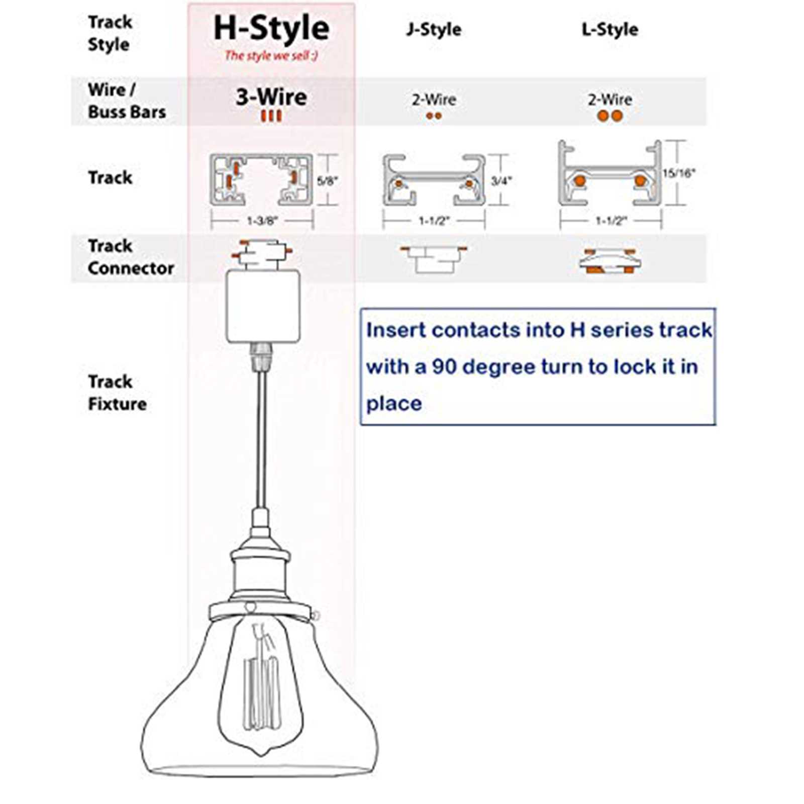 track lighting parts diagram