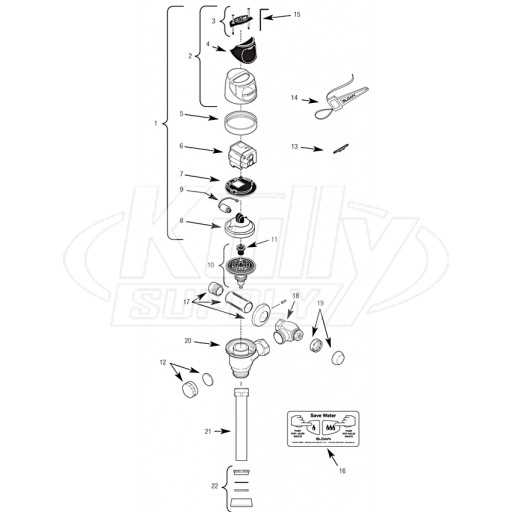 sloan flushmate parts diagram