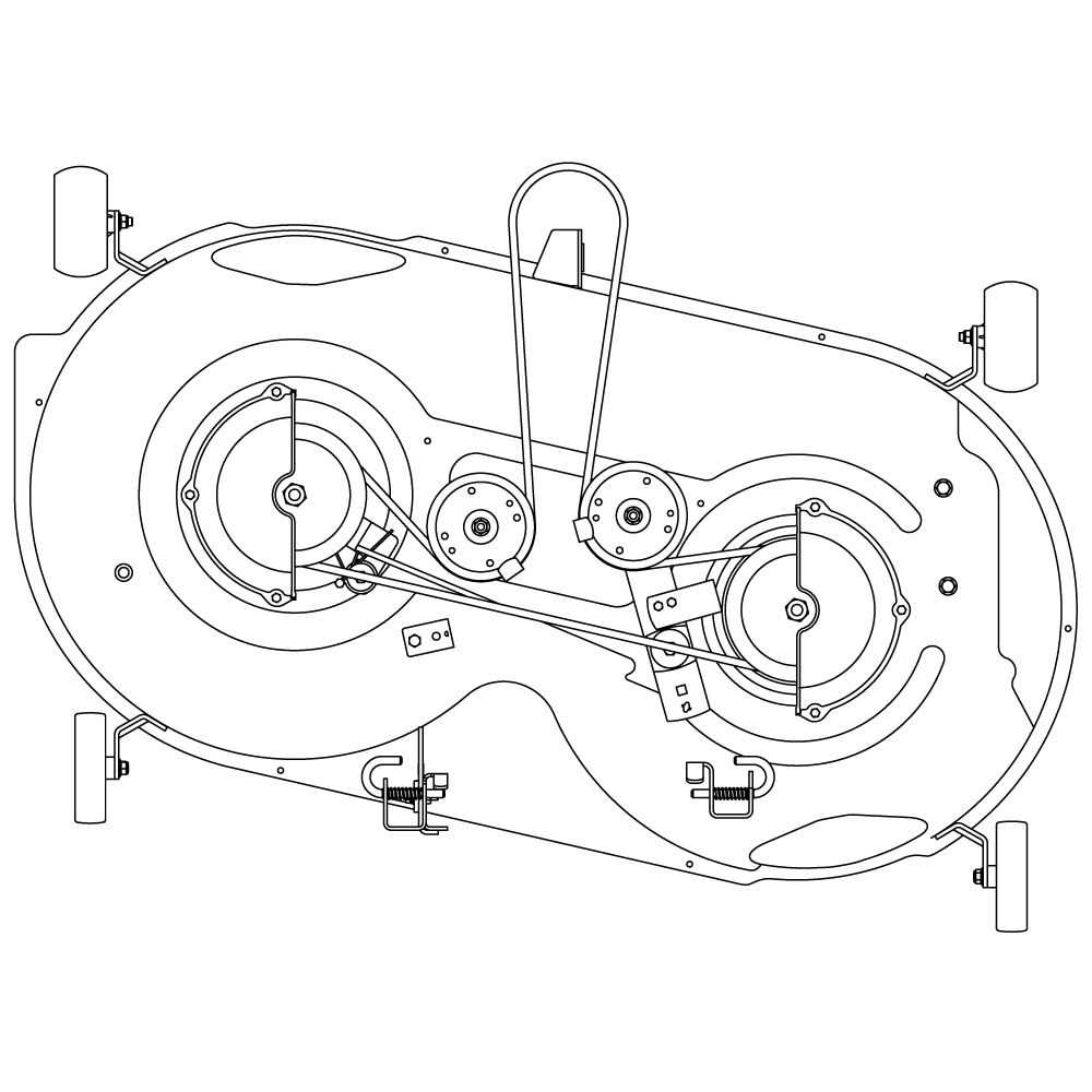 craftsman lt1000 mower deck parts diagram