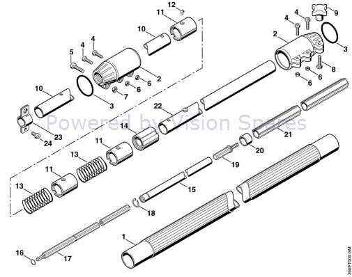 stihl ht75 pole saw parts diagram