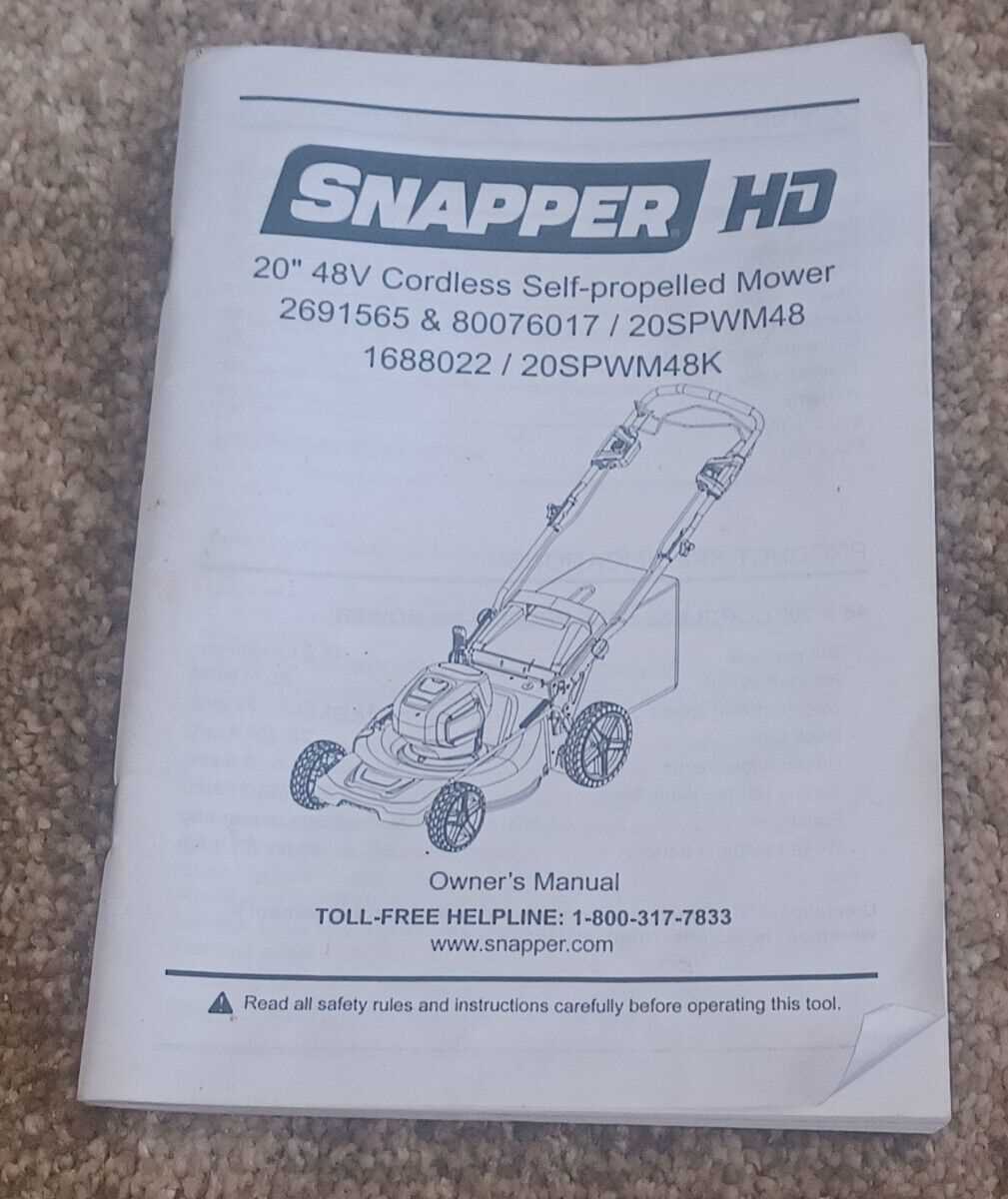 snapper self propelled lawn mower parts diagram