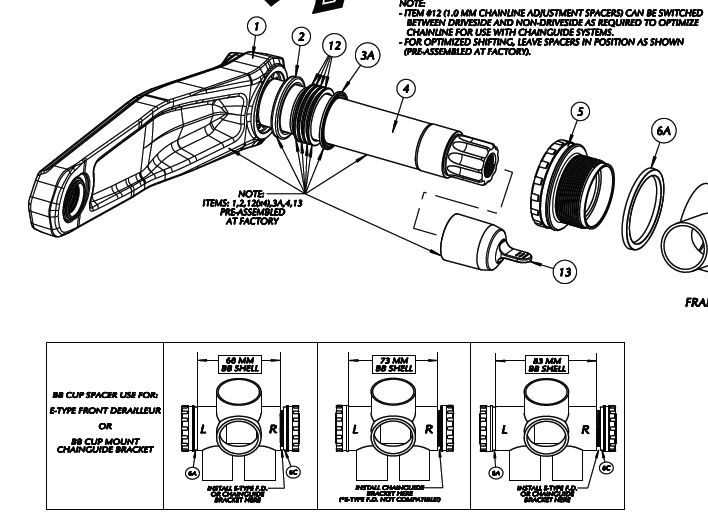 bottom bracket parts diagram