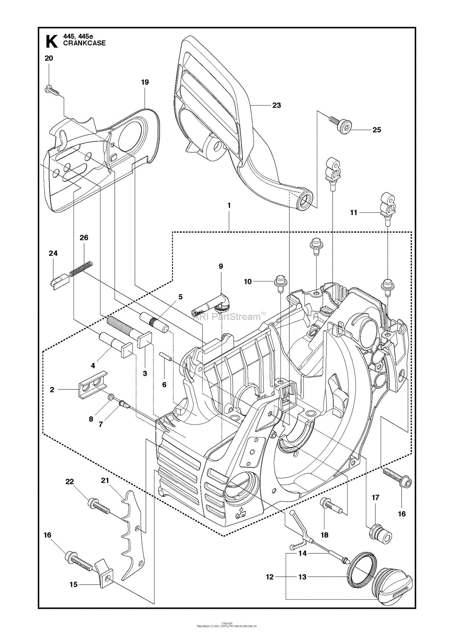 husqvarna part diagram