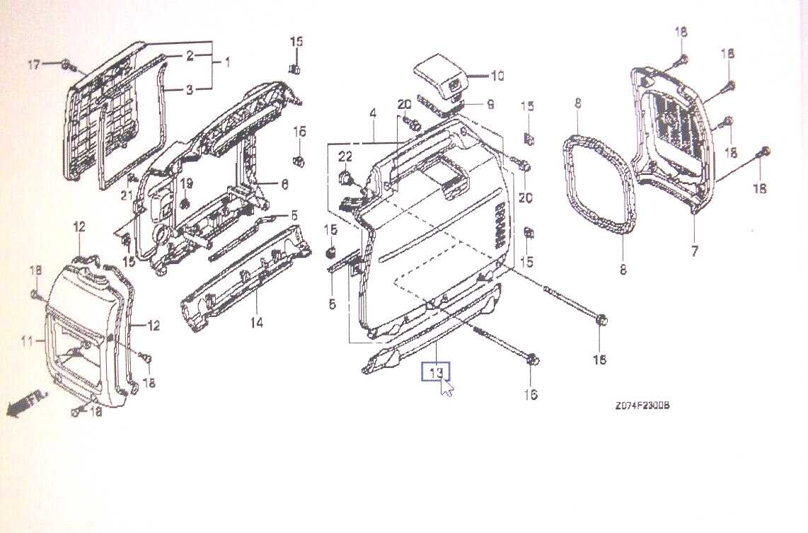 honda eu7000is parts diagram