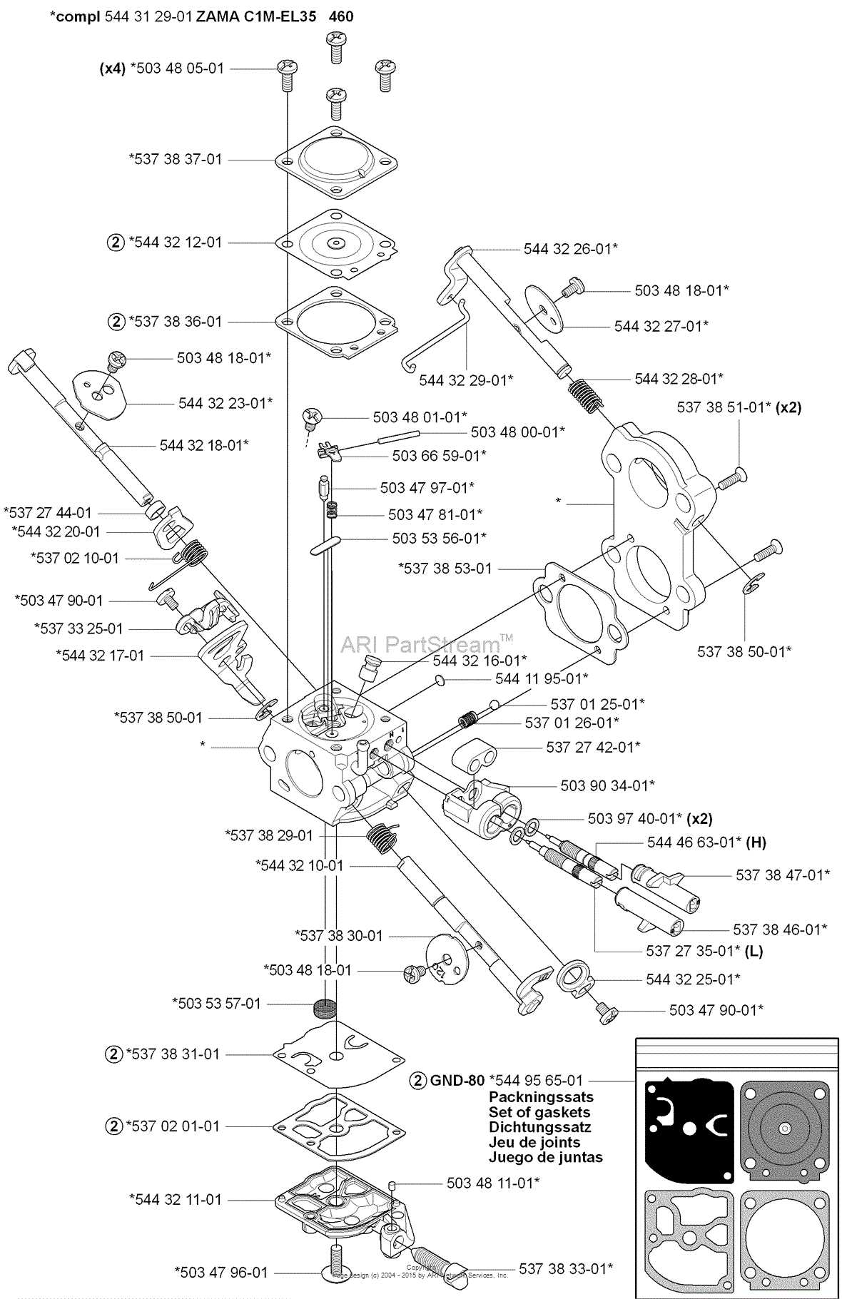 zama carburetor parts diagram