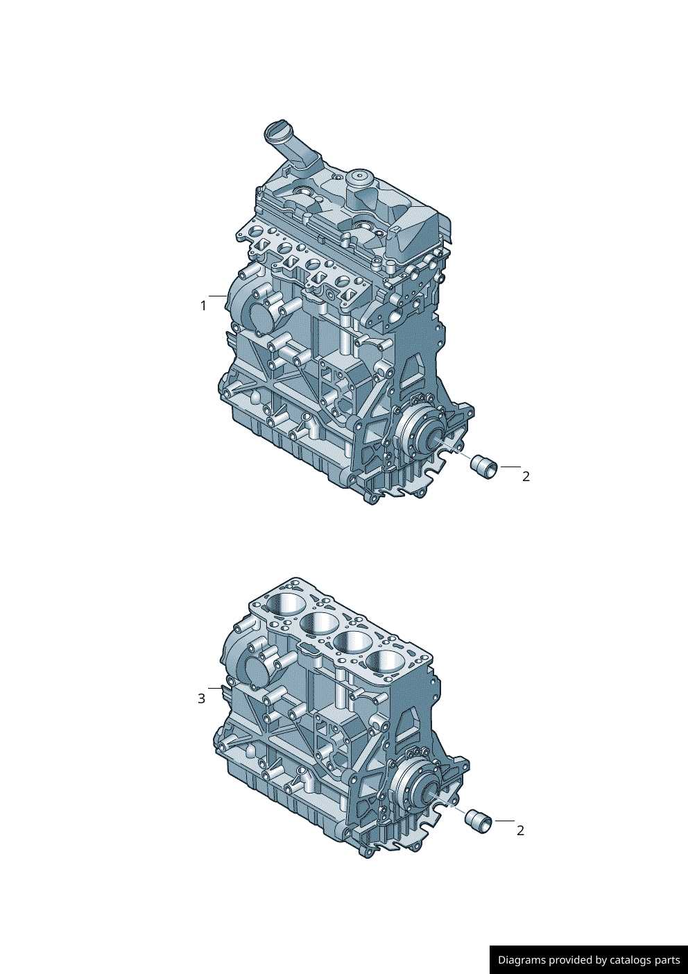 volkswagen engine parts diagram