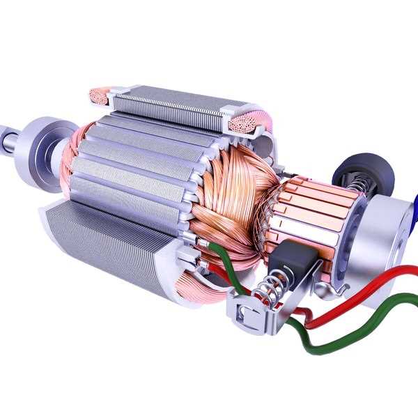 dc electric motor parts diagram