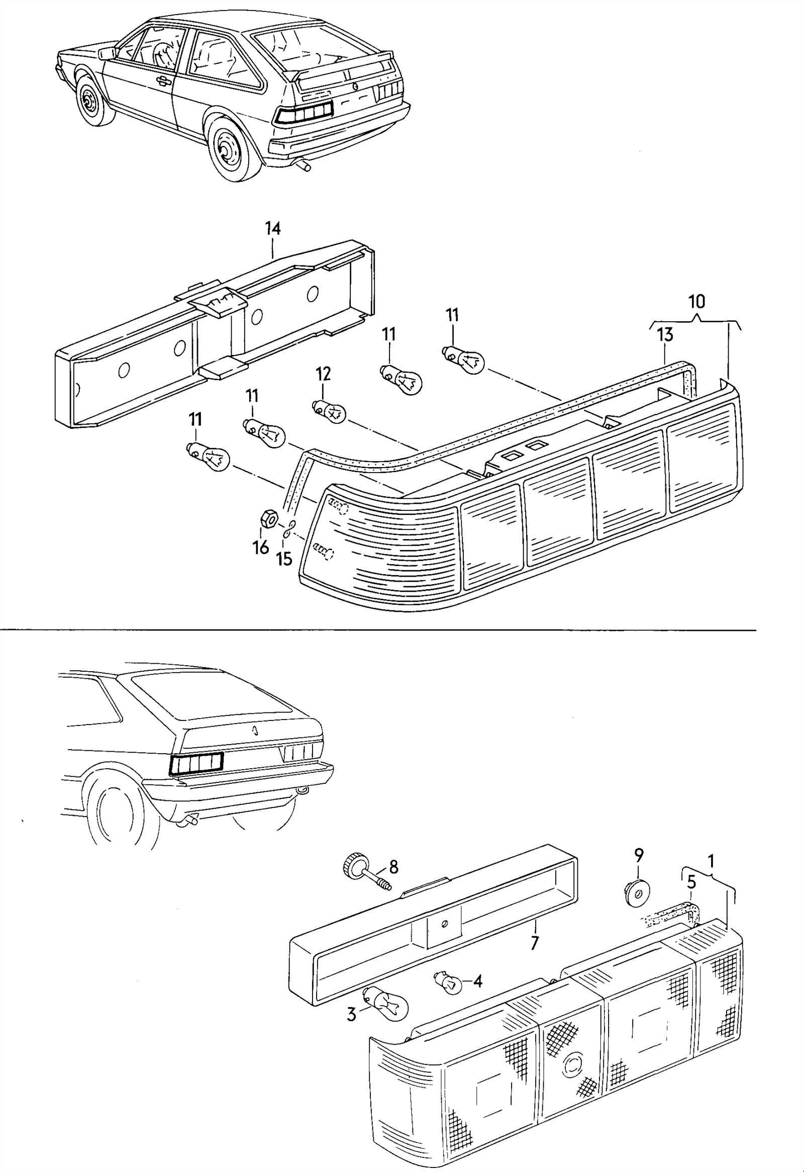 vw scirocco parts diagram