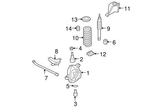 ford f350 front suspension parts diagram