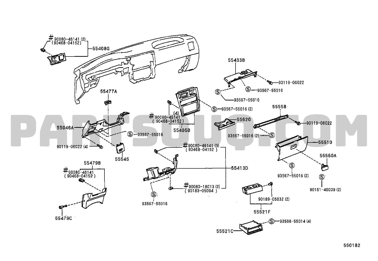 2018 toyota tacoma parts diagram