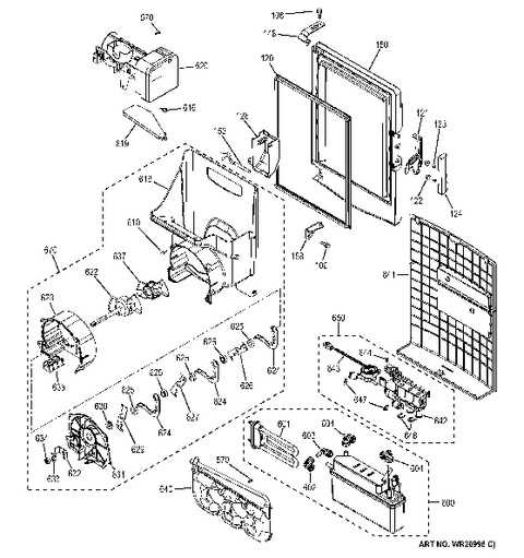 frigidaire water dispenser parts diagram