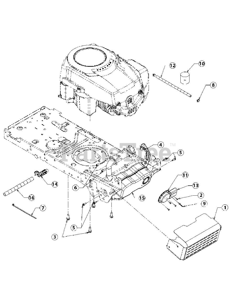 kohler motor parts diagram