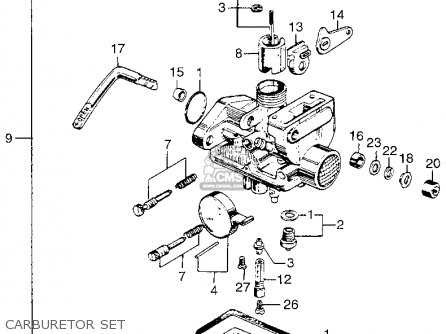 honda z50 parts diagram