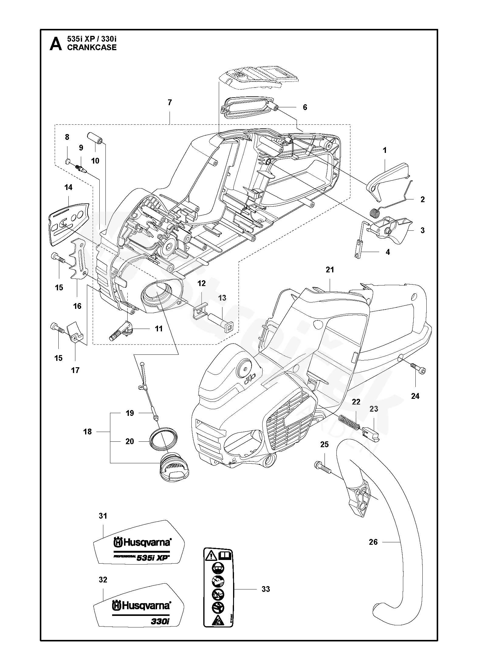 stihl 361 chainsaw parts diagram