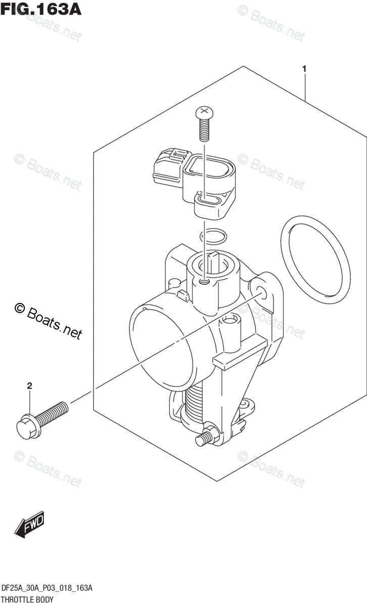 throttle body parts diagram