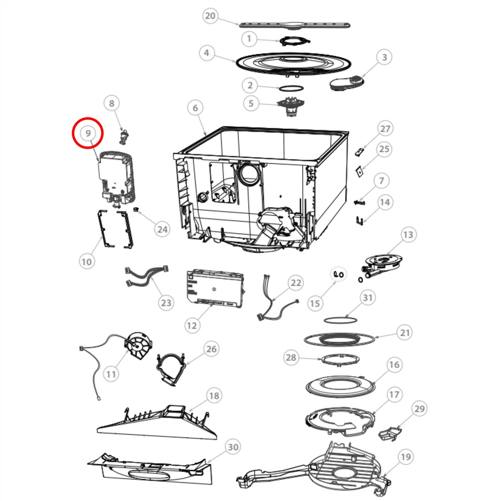 fisher & paykel dryer parts diagram