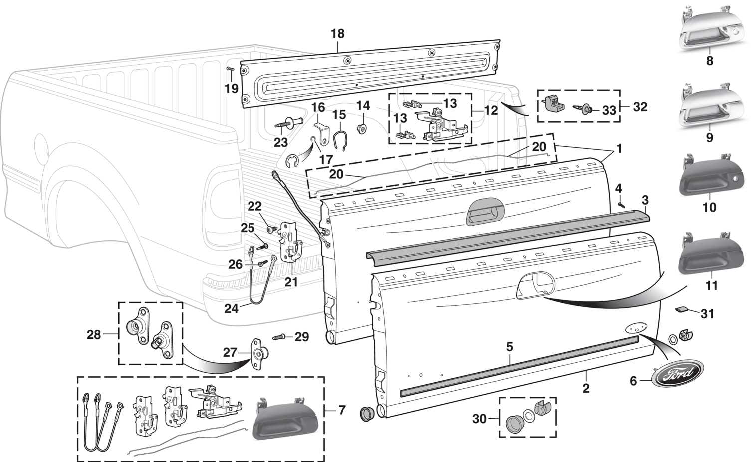 2005 ford f150 parts diagram