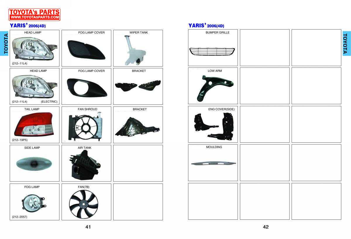 toyota body parts diagram