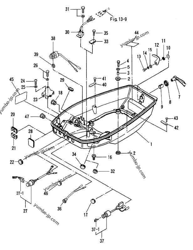 50 hp mercury outboard parts diagrams