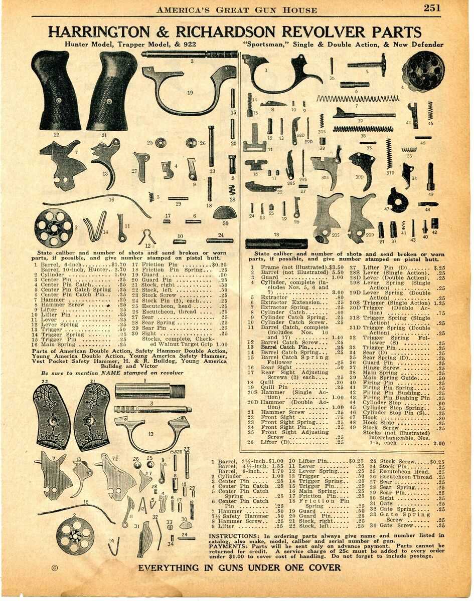 h&r 922 parts diagram