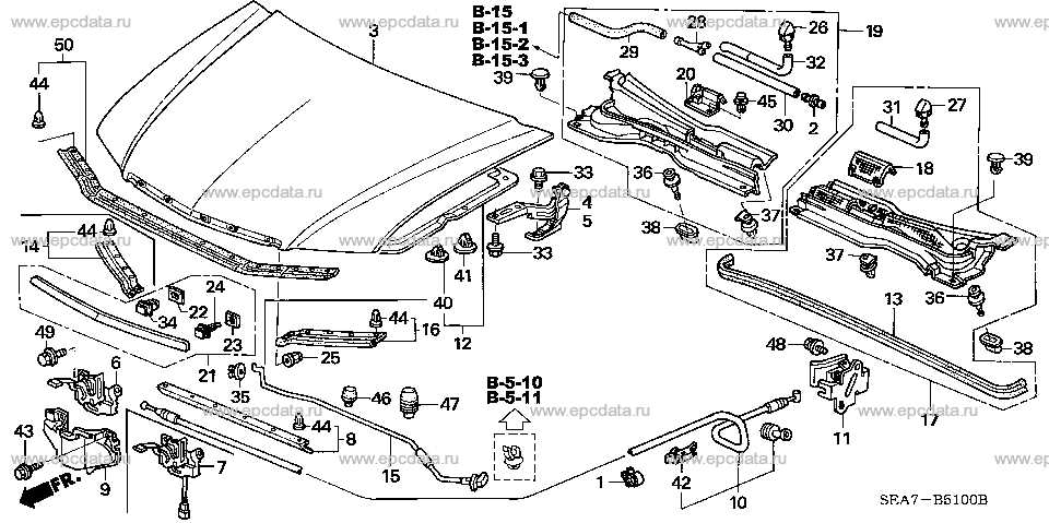 2005 honda accord body parts diagram