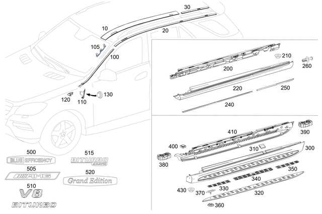 mercedes w166 parts diagram