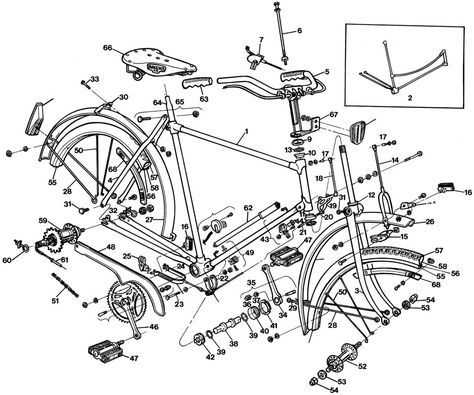 mongoose bike parts diagram