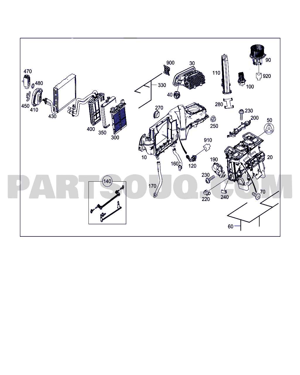 mercedes parts diagram