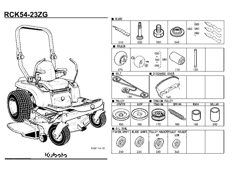 kubota rck54 22bx parts diagram