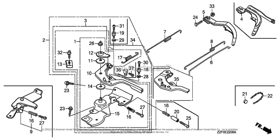 honda gc160 parts diagram