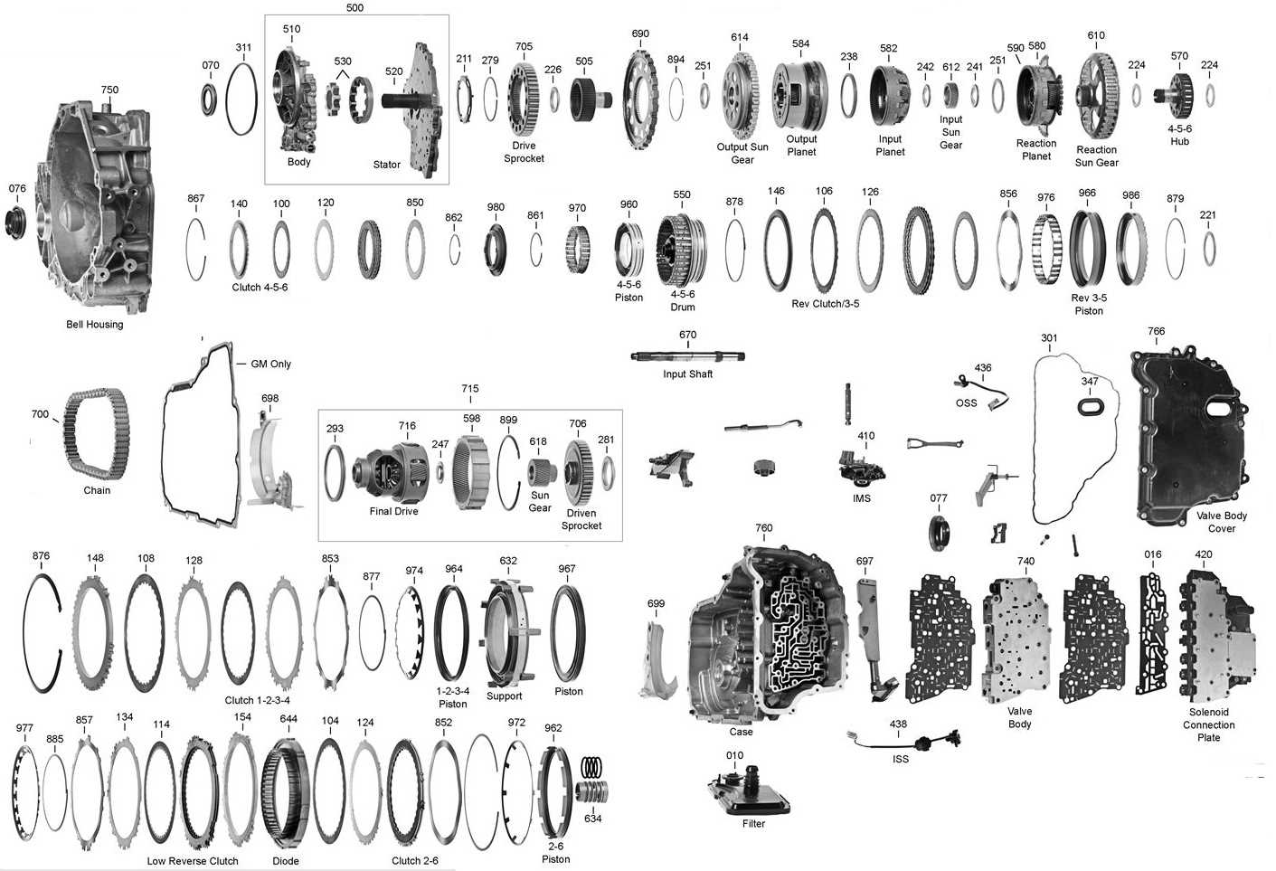 ford exploded parts diagram