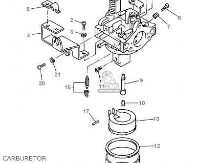 yamaha g16a golf cart parts diagram